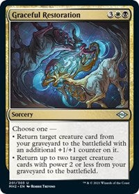 Magic: The Gathering Single - Modern Horizons 2 - Graceful Restoration (Foil) - Uncommon/201 Lightly Played