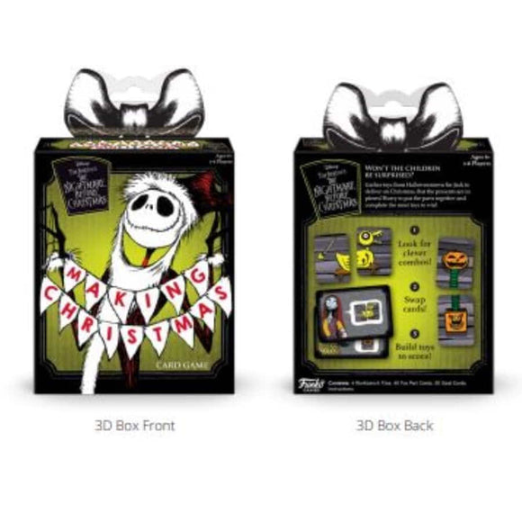 DISNEY'S TIM BURTON'S THE NIGHTMARE BEFORE CHRISTMAS: MAKING CHRISTMAS CARD GAME