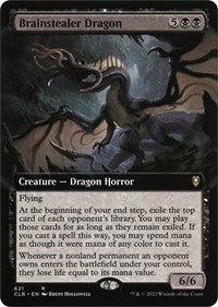 Magic: The Gathering Single - Commander Legends: Battle for Baldur's Gate - Brainstealer Dragon (Extended Art) - Rare/621 - Lightly Played