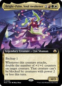 Magic: The Gathering Single - March of The Machine Commander - Bright-Palm, Soul Awakener (Extended Art) - Mythic/0088 - Lightly Played