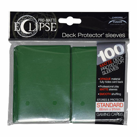 Deck Protectors: Pro-Matte- Eclipse Forest Green (100 count)