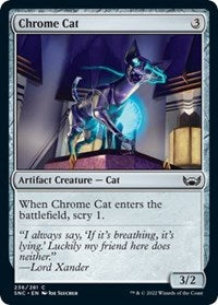 Magic: The Gathering Single - Streets of New Capenna - Chrome Cat - Common/236 Lightly Played