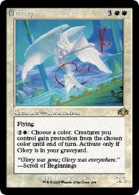 Magic: The Gathering Single - Dominaria Remastered - Glory (Retro Frame) (Foil) - Rare/264 Lightly Played