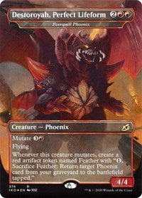 Magic: The Gathering Single - Ikoria: Lair of Behemoths - Destoroyah, Perfect Lifeform - Everquill Phoenix (Foil) - Rare/374 Lightly Played