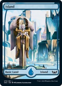 Magic: The Gathering Single - Streets of New Capenna - Island (275) LAND/275 Lightly Played