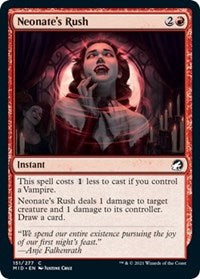 Magic: The Gathering Single - Innistrad: Midnight Hunt - Neonate's Rush - Common/151 Lightly Played