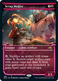 Magic: The Gathering Single - Kamigawa: Neon Dynasty - Scrap Welder (Showcase) Rare/388 Lightly Played