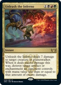 Magic: The Gathering Single - Streets of New Capenna - Unleash the Inferno Rare/229 Lightly Played