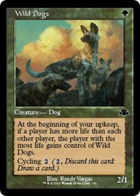 Magic: The Gathering Single - Dominaria Remastered - Wild Dogs (Retro Frame) - Common/351 Lightly Played