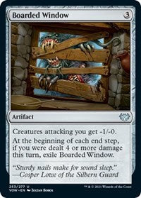 Magic: The Gathering - Innistrad: Crimson Vow - Boarded Window (Foil) - Uncommon/253 Lightly Played