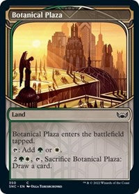 Magic: The Gathering Single - Streets of New Capenna - Botanical Plaza (Showcase) - Common/350 Lightly Played