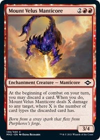 Magic: The Gathering Single - Modern Horizons 2 - Mount Velus Manticore - Common/136 Lightly Played