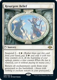 Magic: The Gathering - Modern Horizons 2 - Resurgent Belief Foil Rare/026 Lightly Played