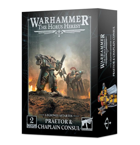 Warhammer 40k: Legion Cataphractii Praetor & Chaplain Consul
