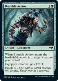 Magic: The Gathering Single - Innistrad: Crimson Vow - Bramble Armor (Foil) Common/188 Lightly Played