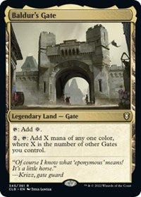 Magic: The Gathering Single - Commander Legends: Battle for Baldur's Gate - Baldur's Gate - FOIL Rare/345 Lightly Played