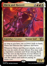 Magic: The Gathering Single - March of the Machine - Djeru and Hazoret - FOIL Rare/0221 - Lightly Played