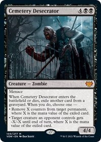 Magic: The Gathering - Innistrad: Crimson Vow - Cemetery Desecrator Mythic/100 Lightly Played