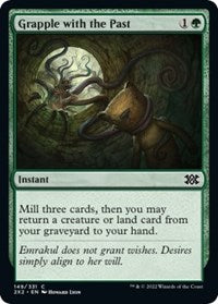 Magic: The Gathering Single - Double Masters 2022 - Grapple with the Past - FOIL Common/149 Lightly Played