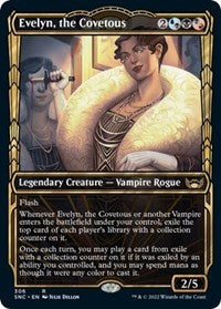 Magic: The Gathering Single - Streets of New Capenna - Evelyn, the Covetous (Showcase) Rare/306 Lightly Played