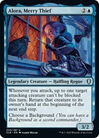 Magic: The Gathering Single - Commander Legends: Battle for Baldur's Gate - Alora, Merry Thief - Uncommon/055 Lightly Played