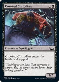 Magic: The Gathering Single - Streets of New Capenna - Crooked Custodian - Common/071 Lightly Played