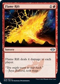 Magic: The Gathering Single - Modern Horizons 2 - Flame Rift (Foil) - Uncommon/278 Lightly Played
