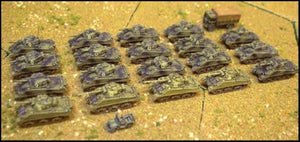 World War II Combat Command - British Sherman Squadron 1944 1:285 Scale