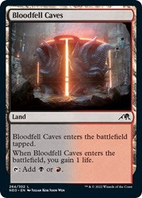 Magic: The Gathering Single - Kamigawa: Neon Dynasty - Bloodfell Caves FOIL Common/264 Lightly Played