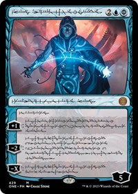 Magic: The Gathering Single - Phyrexia: All Will Be One - Jace, the Perfected Mind (Phyrexian) - Mythic/325 - Lightly Played