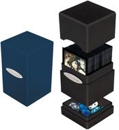 Satin Tower Deck Box: Blue 100+