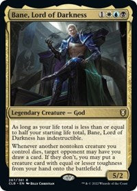 Magic: The Gathering Single - Commander Legends: Battle for Baldur's Gate - Bane, Lord of Darkness - FOIL Rare/267 Lightly Played