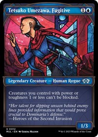 Magic: The Gathering Single - March of the Machine: Multiverse Legends - Tetsuko Umezawa, Fugitive - FOIL Uncommon.0012 - Lightly Played