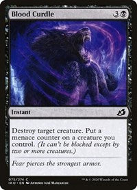 Magic: The Gathering Single - Ikoria: Lair of Behemoths - Blood Curdle (Foil) Common/075 Lightly Played