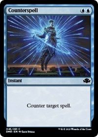 Magic: The Gathering Single - Dominaria Remastered - Counterspell (Foil) - Common/045 Lightly Played