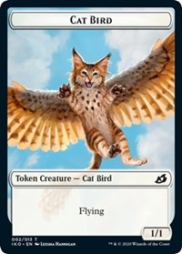 Magic: The Gathering Single - Ikoria: Lair of Behemoths - Cat Bird Token - Token/002 Lightly Played