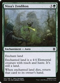 Magic: The Gathering Single - Zendikar Rising - Nissa's Zendikon - Common/197 Lightly Played