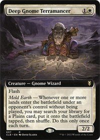 Magic: The Gathering - Commander Legends: Battle for Baldur's Gate - Deep Gnome Terramancer (Extended Art) - Rare/607 Lightly Played