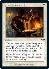 Magic: The Gathering Single - Modern Horizons 2 - Blacksmith's Skill (Retro Frame) (Foil) - Common/381 Lightly Played