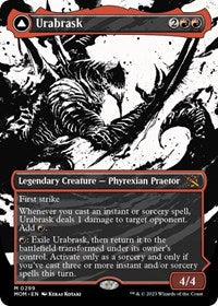 Magic: The Gathering Single - March of The Machine - Urabrask (Showcase) - Mythic/0299 - Lightly Played