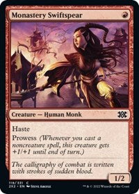 Magic: The Gathering Single - Double Masters 2022 - Monastery Swiftspear - FOIL Common/119 Lightly Played