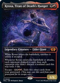 Magic: The Gathering Single - March of the Machine: Multiverse Legends - Kroxa, Titan of Death's Hunger - FOIL Mythic/0049 - Lightly Played