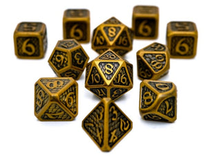 RPG Set - Drakona Eldric Electrum - 11 Piece Set