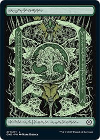 Magic: The Gathering Single - Phyrexia: All Will Be One - Forest (271) - Full Art - FOIL Rare/271 Lightly Played