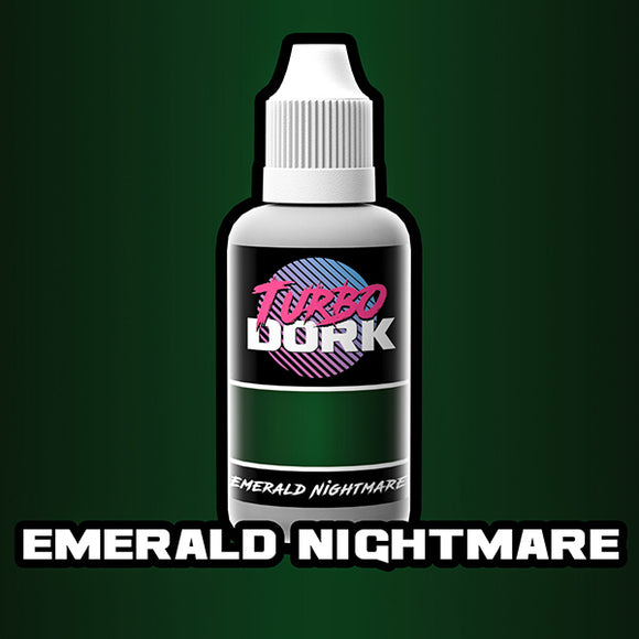 Paint: Metallic Acrylic- Emerald Nightmare, 20ml.