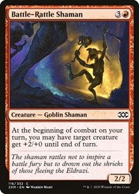 Magic: The Gathering Single - Double Masters - Battle-Rattle Shaman - Common/116 Lightly Played