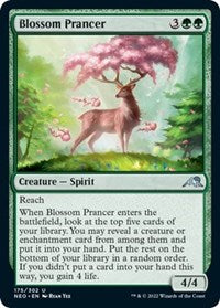 Magic: The Gathering - Kamigawa: Neon Dynasty - Blossom Prancer - Uncommon/175 Lightly Played