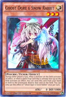Yu-Gi-Oh! YuGiOh Single - 2016 Mega-Tins - Ghost Ogre & Snow Rabbit - Super Rare/CT13-EN012 Lightly Played