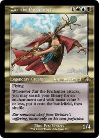 Magic: The Gathering Single - Dominaria Remastered - Zur the Enchanter (Retro Frame) - Rare/374 Lightly Played