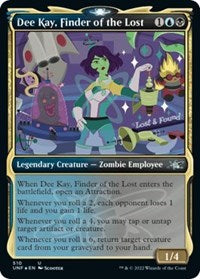 Magic: The Gathering - Unfinity - Dee Kay, Finder of the Lost (Showcase) (Galaxy Foil) - Uncommon/510 Lightly Played